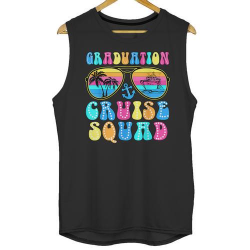 Graduation Cruise Squad Class Of 2025 Vacation Family Grad Unisex Tank Top - Best Gift Smart