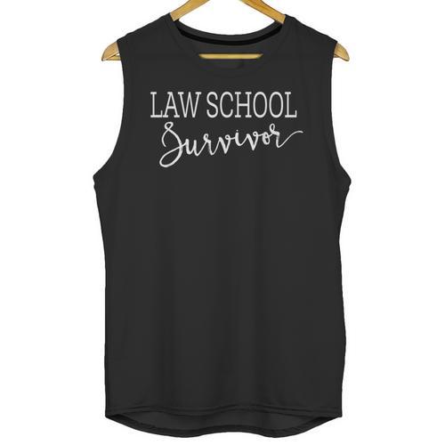 Graduation Paralegal Attorneys Law School Survivor Tshirt Unisex Tank Top - Best Gift Smart