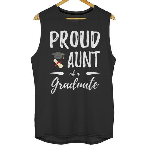 Graduation Shirt 2018 Proud Aunt Of a Graduate Unisex Tank Top - Best Gift Smart