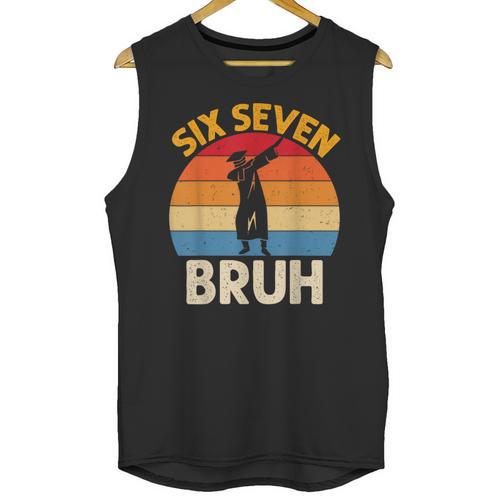 Graduation Six Seven Bruh Dabbing 67 Meme 6 7 Boys Kids Unisex Tank Top - Best Gift Smart