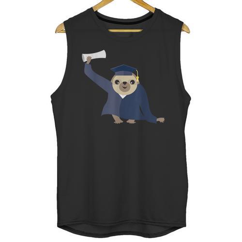 Graduation Sloth Lover T-Shirt Class Of 2019 Unisex Tank Top - Best Gift Smart