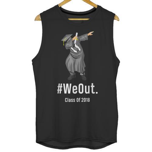 Graduation T-Shirt Dabbing Graduation We Out Class Of 2018 Unisex Tank Top - Best Gift Smart