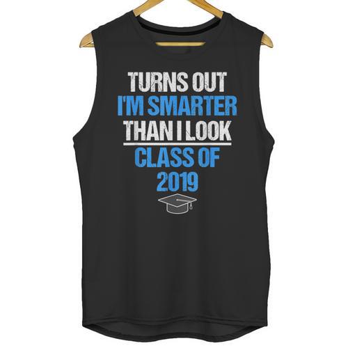 Graduation Turns Out Im Smarter Than I Look Unisex Tank Top - Best Gift Smart