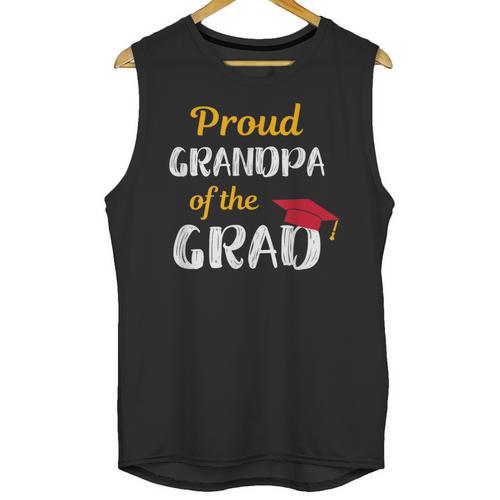 Grandpa Of Graduate Shirt Proud Grandfather Graduation Tee Unisex Tank Top - Best Gift Smart