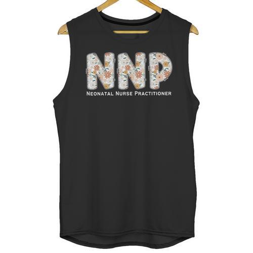 Groovy NNP Neonatal Nurse Practitioner Floral Graduation Unisex Tank Top - Best Gift Smart