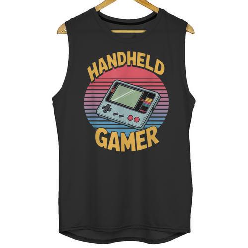 Handheld Gamer Retro Portable Console Nostalgia Unisex Tank Top - Figerry