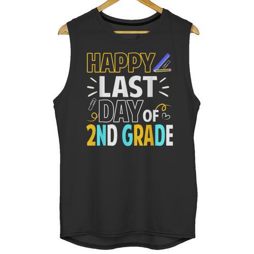 Happy Last Day Of 2nd Grade Shirt Cutie Graduation Unisex Tank Top - Best Gift Smart