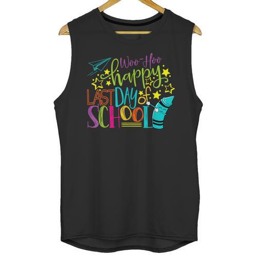Happy Last Day Of School Student Teacher Graduation Unisex Tank Top - Best Gift Smart