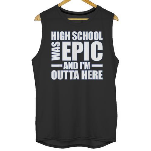 High School Graduate Graduation Party Meme Unisex Tank Top - Best Gift Smart