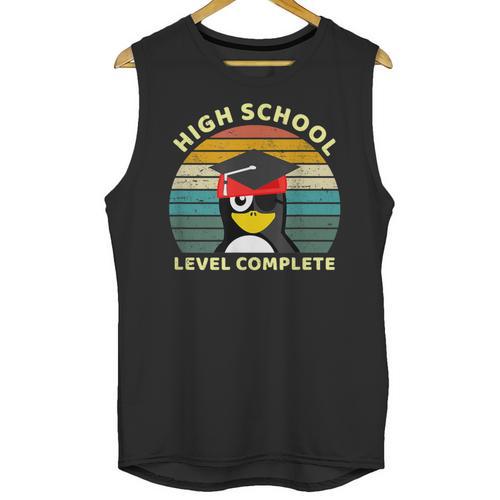 High School Level Complete Graduation Senior Students Unisex Tank Top - Best Gift Smart