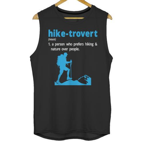 Hike-Trovert Hiking Humor Definition Introvert Unisex Tank Top - Raresse