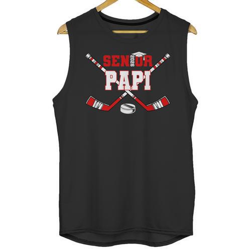 Hockey Senior Papi Graduation Class Of 2026 Kids Unisex Tank Top - Best Gift Smart