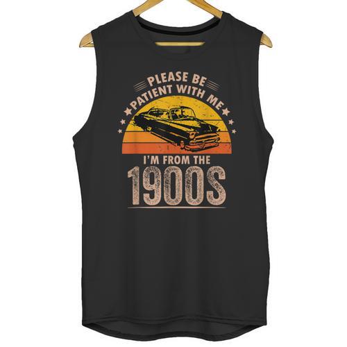 Humorous Saying Please Be Patient With Me I'm From The 1900s Unisex Tank Top - Figerry