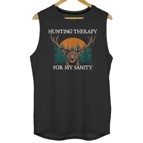 Hunting For My Sanity Introvert Hunter Antisocial Unisex Tank Top - Raresse