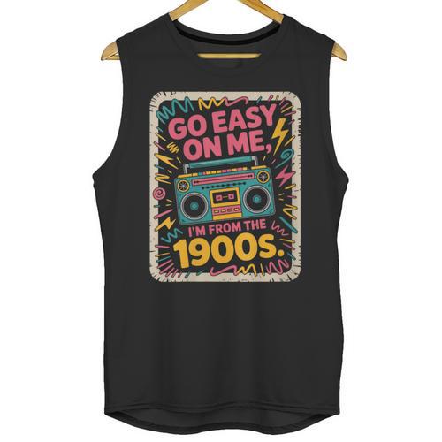 I'm From The 1900s 80s Millennial Boom Box Radio Unisex Tank Top - Figerry