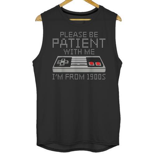 I'm From The 1900s Retro 90s Gaming Gamer Tee Unisex Tank Top - Figerry
