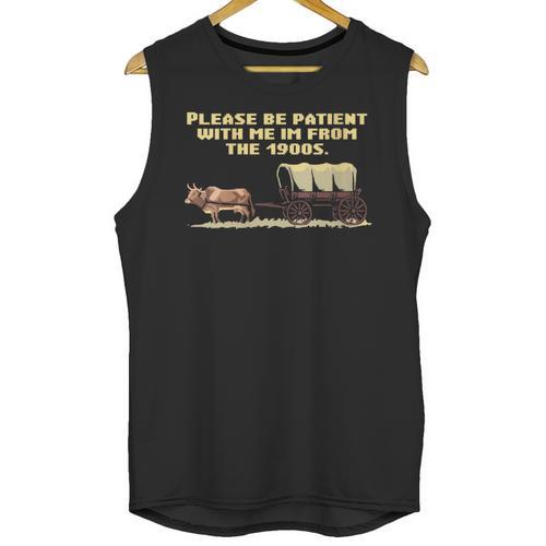 I'm From The 1900s Retro Wagon Unisex Tank Top - Figerry