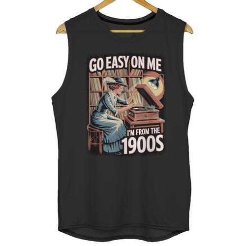 I'm From The 1900s Vinyl Record Lover For Women Unisex Tank Top - Figerry