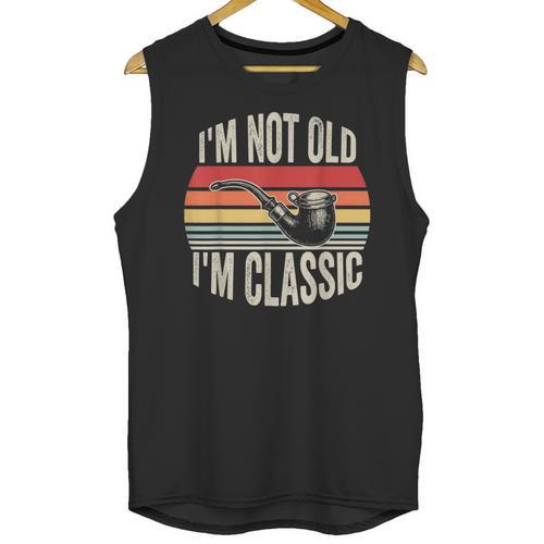 I'm Not Old I'm Classic Pipe Nostalgia Unisex Tank Top - Figerry
