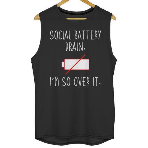 I'm So Over It Saying For Introvert And Shy People Unisex Tank Top - Raresse