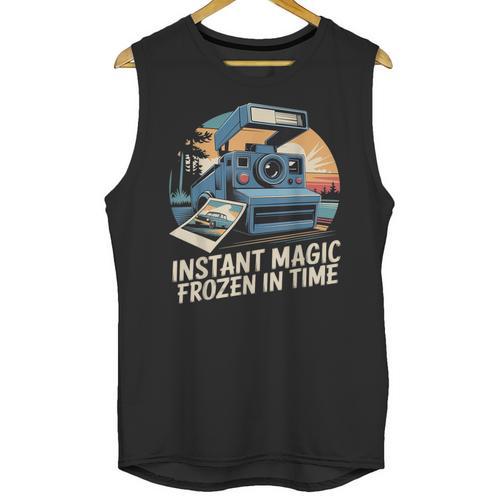 Instant Magic Frozen In Time Retro Camera Nostalgia Unisex Tank Top - Figerry