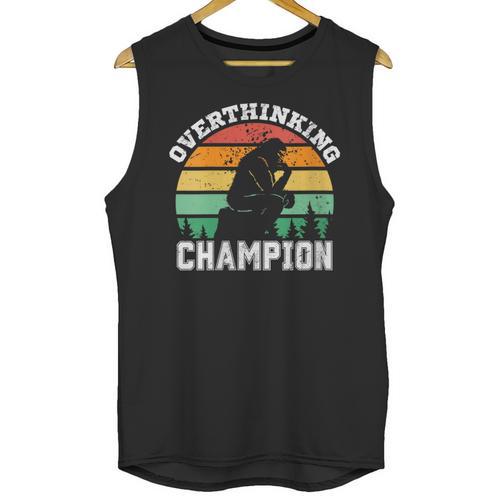 INTJ Introverts Shy Introvert Overthinking Champion Unisex Tank Top - Raresse