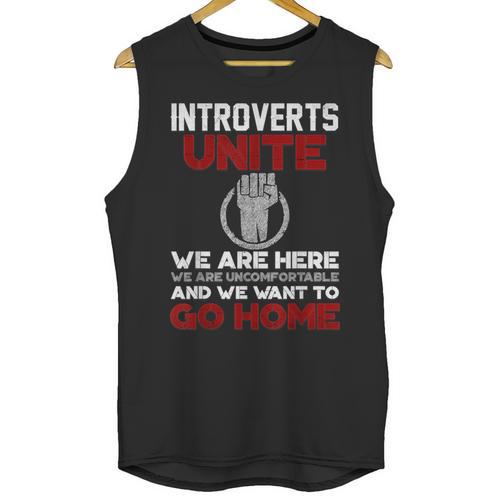 INTP Introverts Unite Anti Social For Men Women Unisex Tank Top - Raresse
