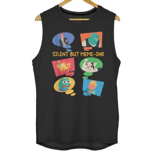 Introvert Anti People Antisocial Social Media Meme Lovers Unisex Tank Top - Raresse