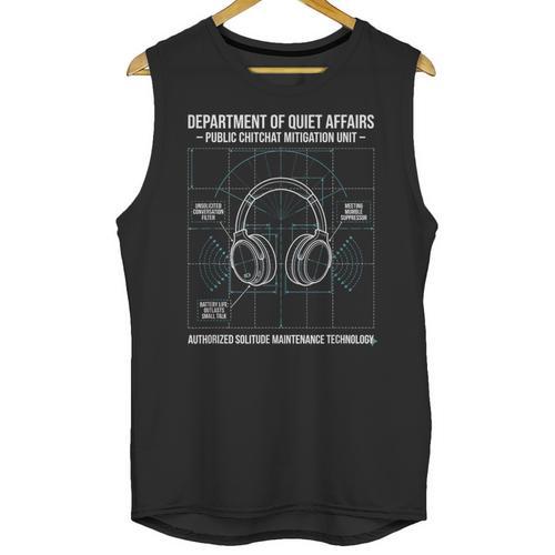 Introvert Anti Social Public Chitchat Mitigation Unisex Tank Top - Raresse