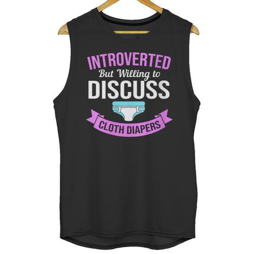 Introvert Hippie Mom Cloth Diapers Crunchy Mama Unisex Tank Top - Raresse