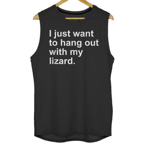 Introvert Lizard Owner Unisex Tank Top - Raresse