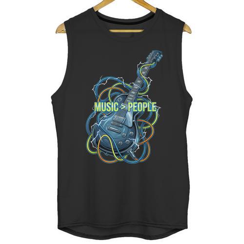 Introvert Music Lover Electric Guitar Rock Unisex Tank Top - Raresse