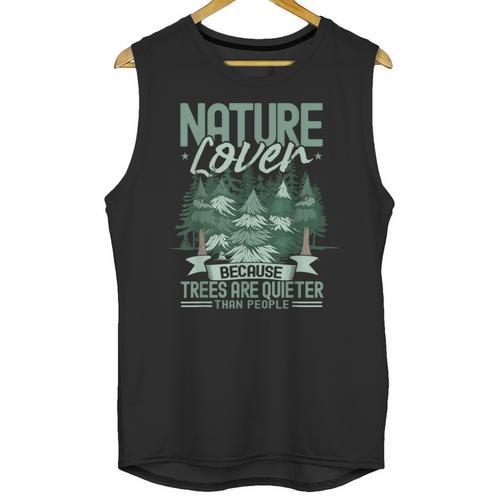 Introvert Nature Lover Introverted Forest Lover & Tree Unisex Tank Top - Raresse