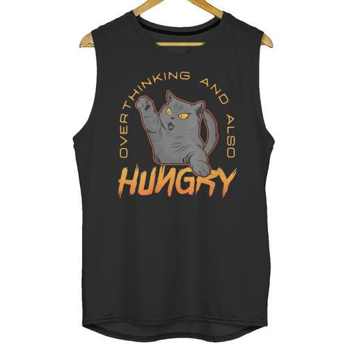 Introvert Overthinking Hungry Sarcastic Overthinker Unisex Tank Top - Raresse