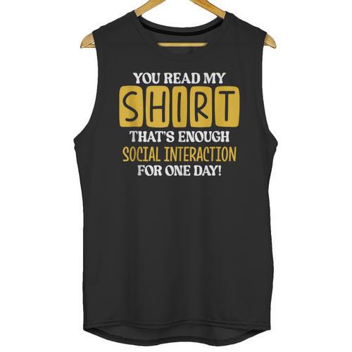Introvert Quote Motivational For Men Women Kids Unisex Tank Top - Raresse