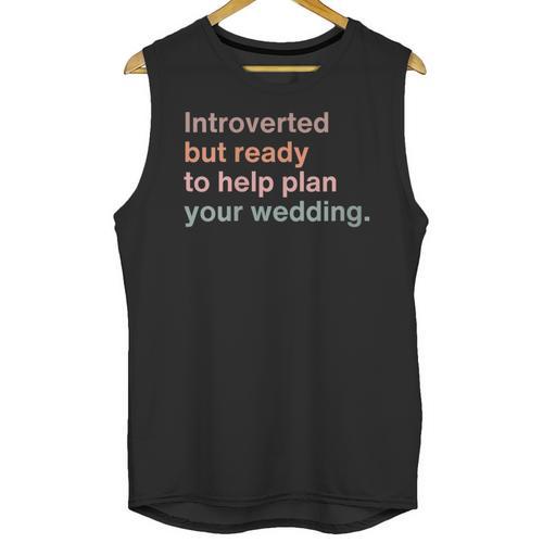 Introvert Wedding Planning Introverted Wedding Planner Unisex Tank Top - Raresse