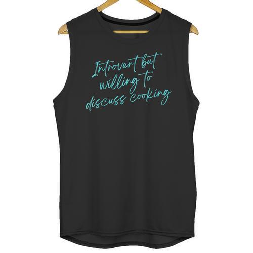 Introvert But Willing To Discuss Cooking Unisex Tank Top - Raresse