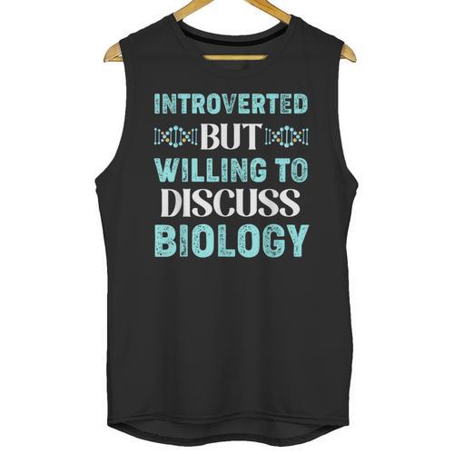 Introverted Biology Science Biologist Introverts Unisex Tank Top - Raresse