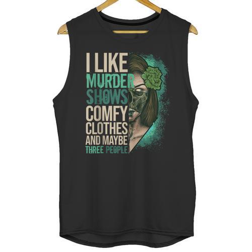 Introverted Murder Shows True Crime Lovers Introvert Unisex Tank Top - Raresse