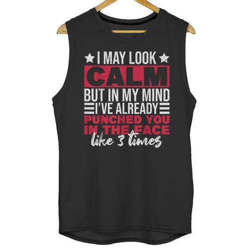 Introverts I May Look Calm But In My Head Unisex Tank Top - Raresse