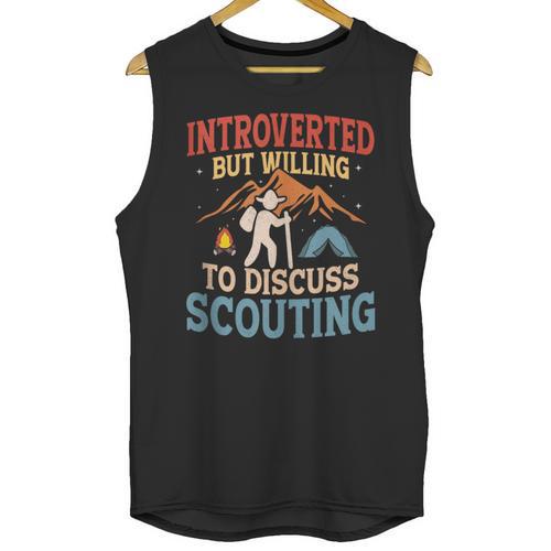 Introvert's Scouting Passion Unisex Tank Top - Raresse