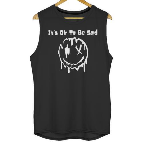 It's Ok To Be Sad Lonely Introvert Unisex Tank Top - Raresse