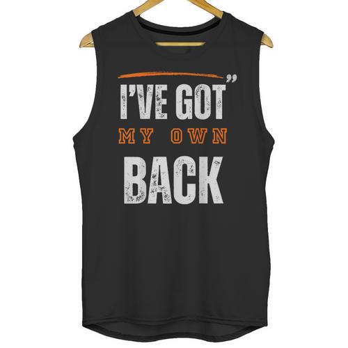 I’VE GOT MY OWN BACK INTROVERT Words On Back Unisex Tank Top - Raresse