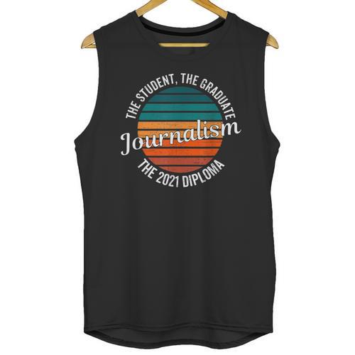 Journalism Graduation Senior Graduate Senioritis College Unisex Tank Top - Best Gift Smart