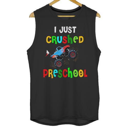 I Just Crushed Preschool Monster Graduation Unisex Tank Top - Best Gift Smart