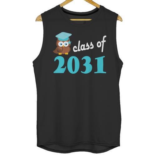 Kids Class Of 2031 Graduation Year T-Shirt Back To School Unisex Tank Top - Best Gift Smart