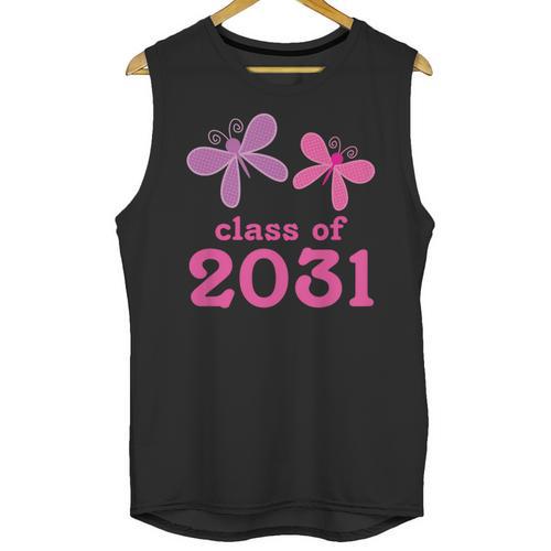Kids Class Of 2031 Kindergarten Girls Graduation T-Shirt Unisex Tank Top - Best Gift Smart