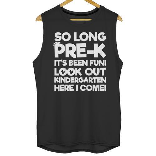 Kids Last Day Pre-K Kindergarten Here I Come Graduation Unisex Tank Top - Best Gift Smart