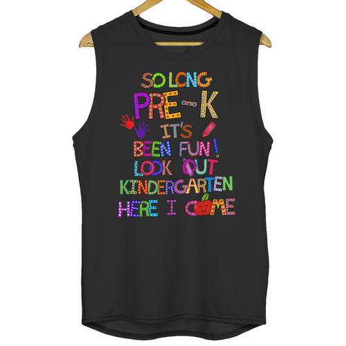 Kids So Long Kindergarten Here I Come Pre-K Graduation Graduate Unisex Tank Top - Best Gift Smart