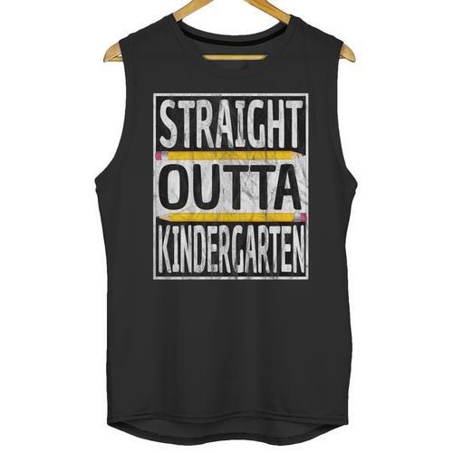 Kids Straight Outta Kindergarten Graduation Unisex Tank Top - Best Gift Smart